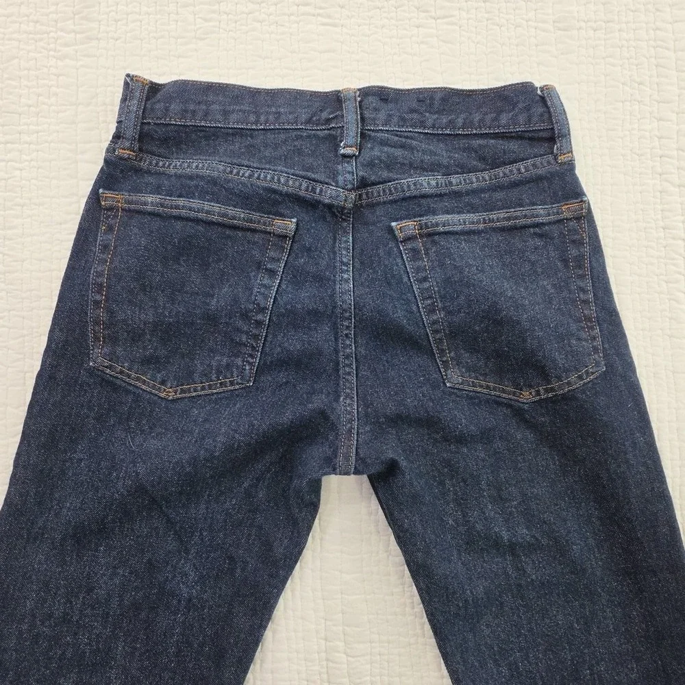 GAP GapFlex Straight Jeans Mens Blue Dark Wash Denim Size 28x30 Stretch Classic - Picture 5 of 16